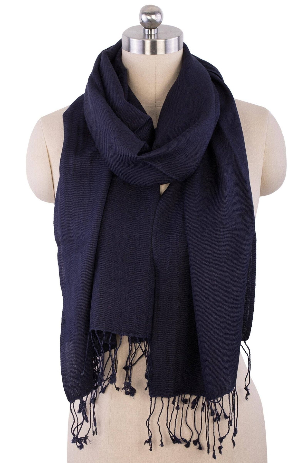 Zerenity Cashmere Scarf: Black