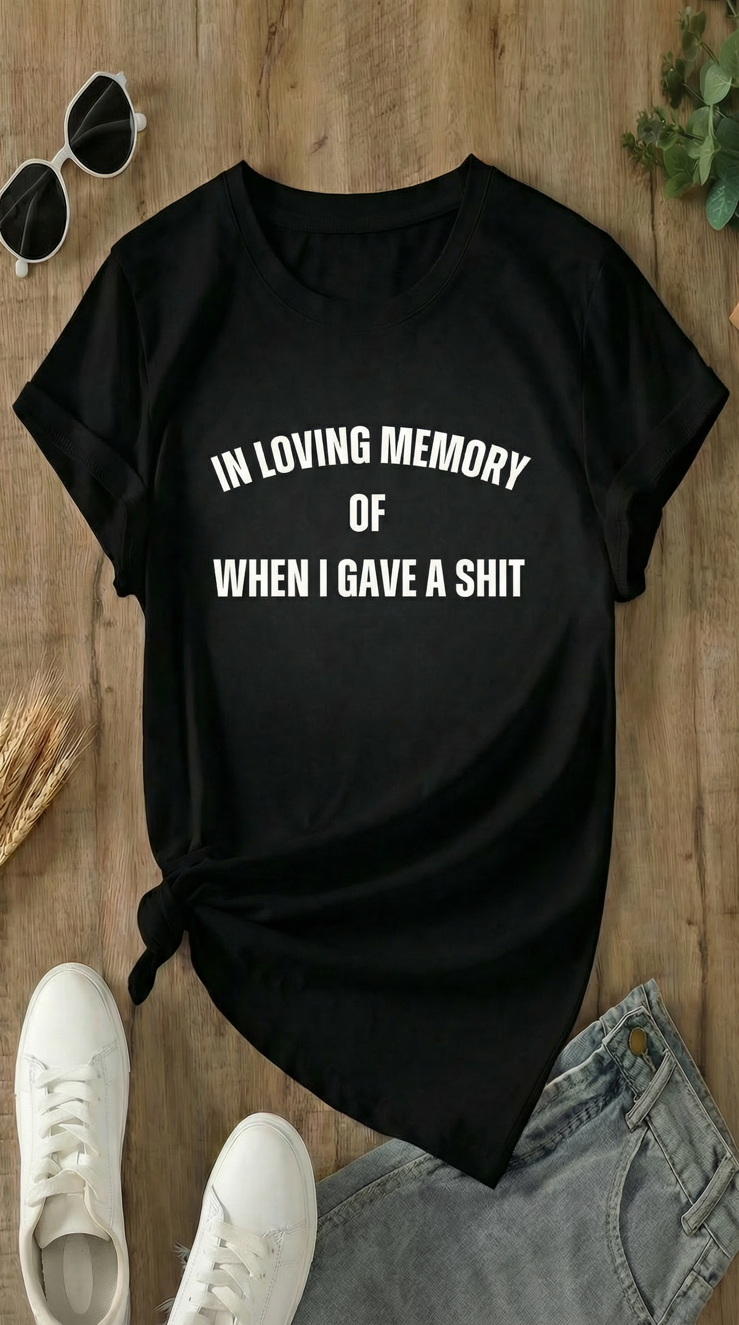 In Loving Memory Of When I Gave A Shit Sweater