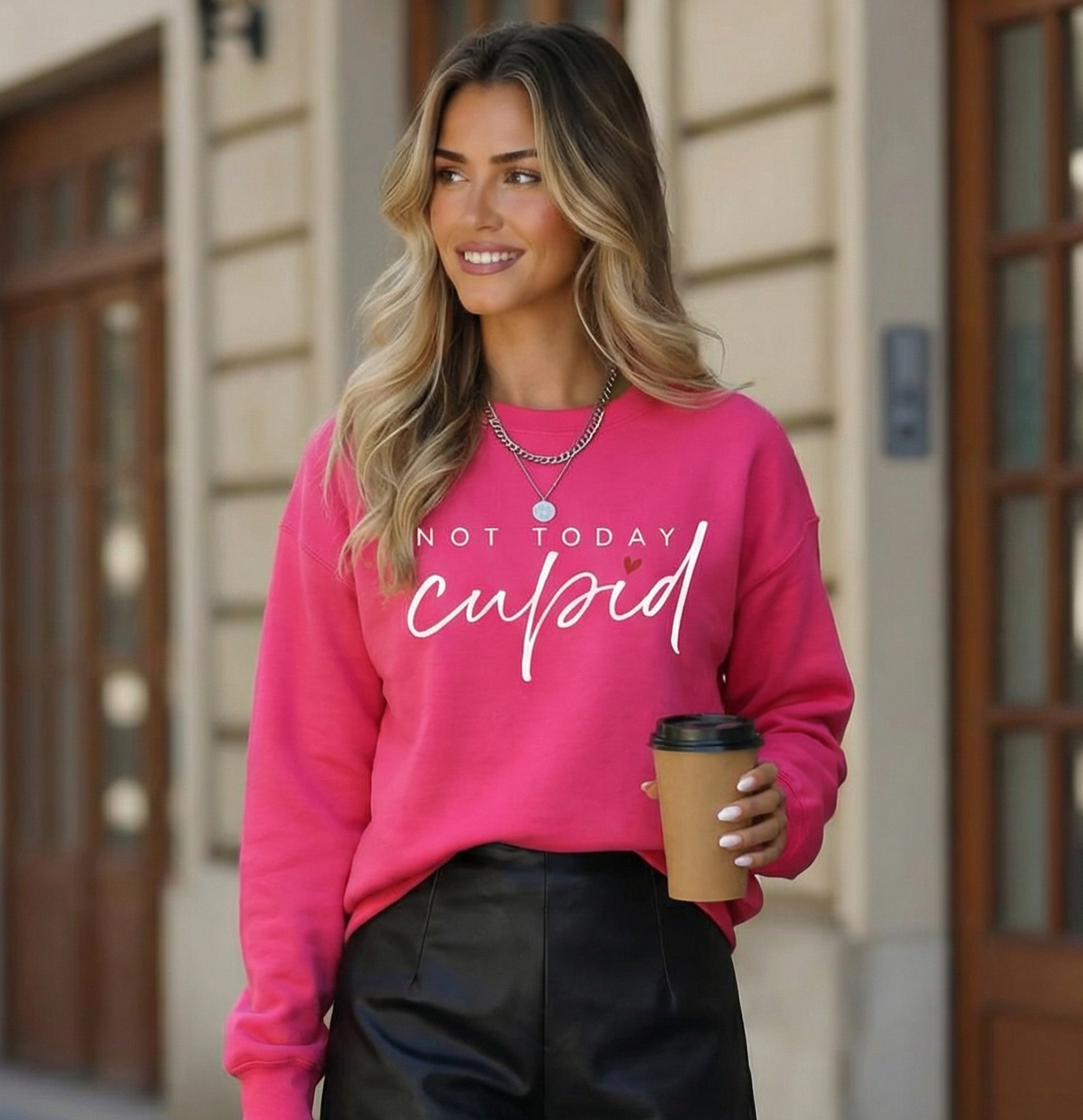 Not Today Cupid Crewneck