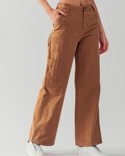 Emma Corduroy Straight Leg Pants image 0