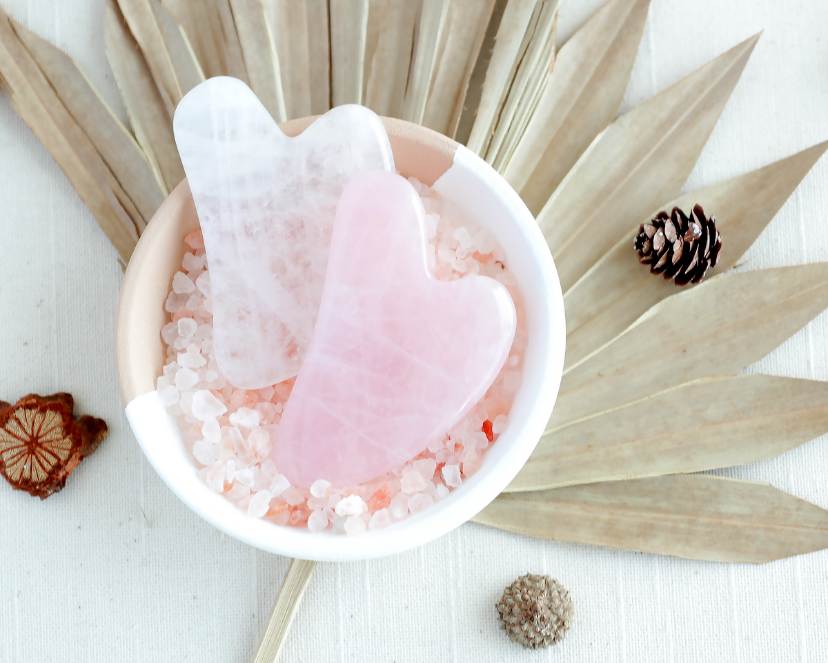 Gua Sha Tool: Rose Quartz