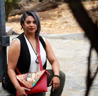 Hand Painted Clutch by Rosa Mexicano image 3