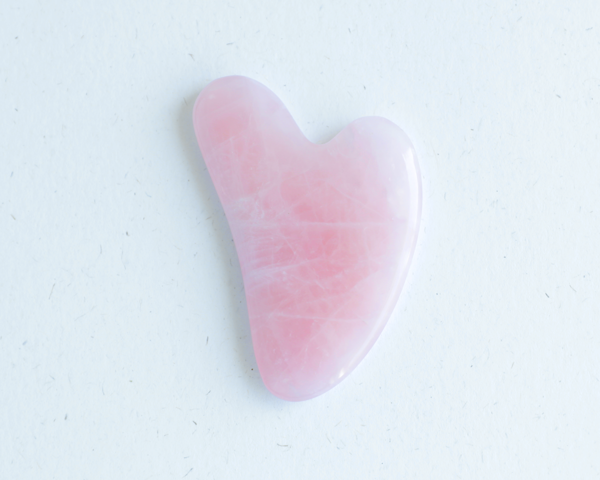Gua Sha Tool: Rose Quartz