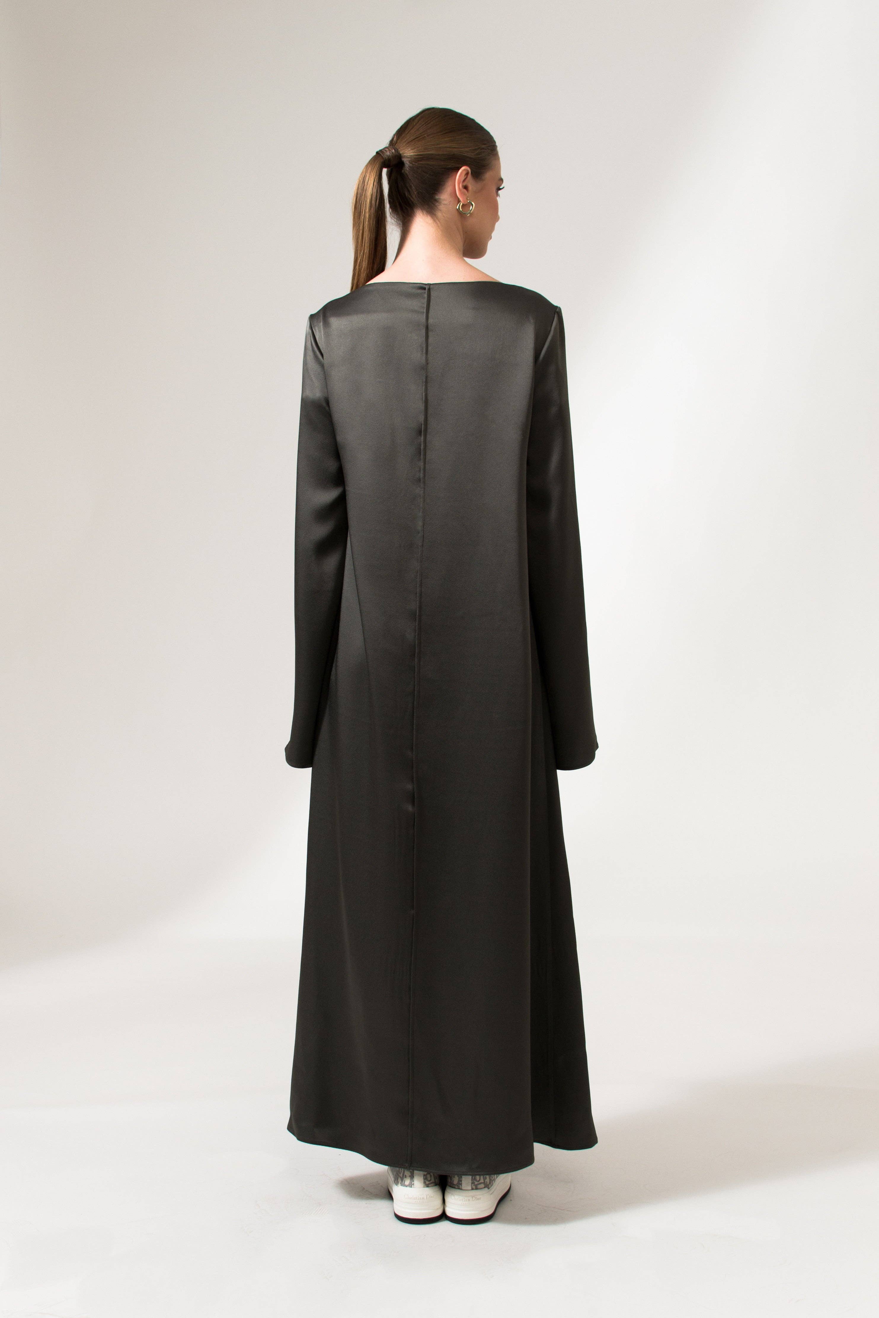The Alicia Dress - Dark Gray