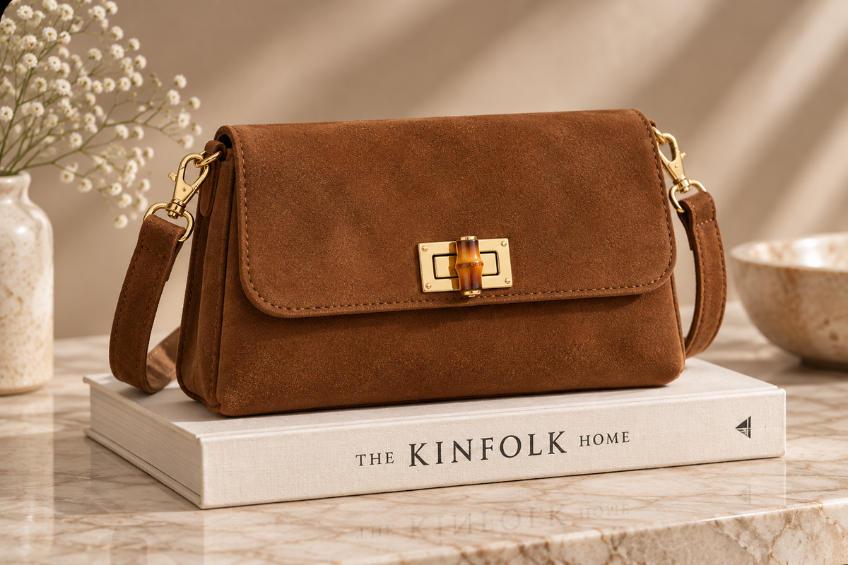 San Gimignano Suede Bag
