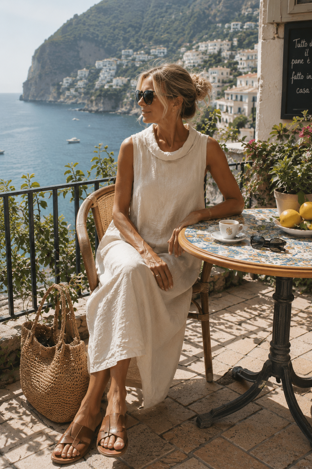 The Ischia Silhouette Dress