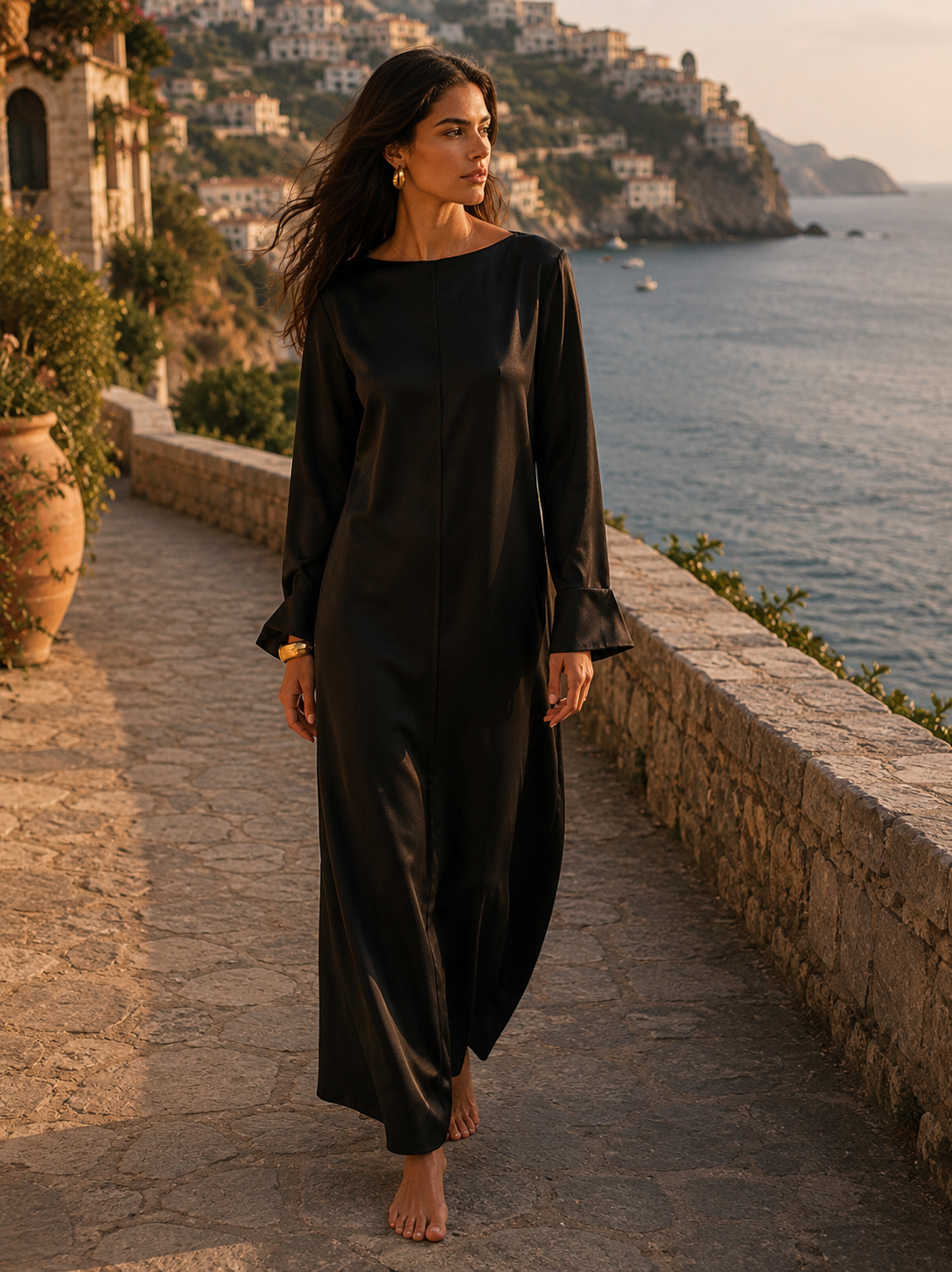 The Alicia Dress - Dark Gray