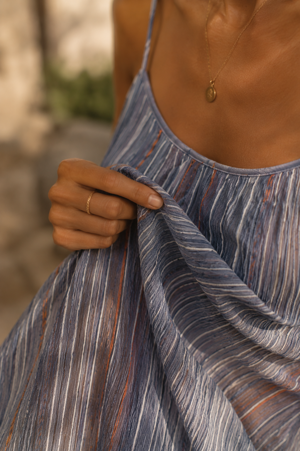 The Canggu Stripe Maxi Dress