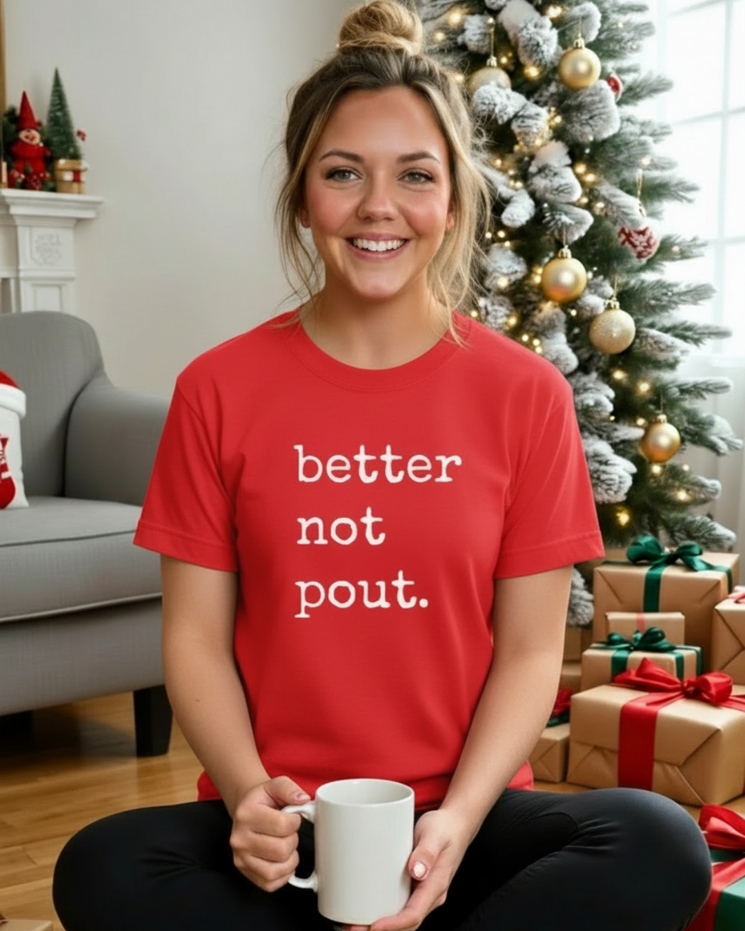 Better Not Pout Crew Neck Softstyle Boutique Tee