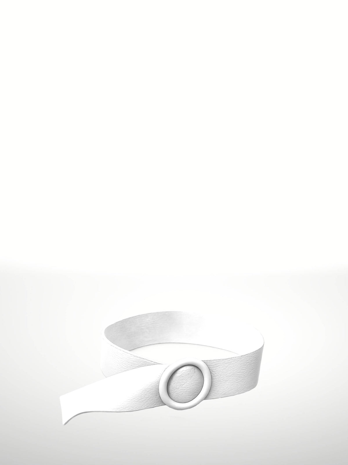 CLAUDIA - Leather belt 220218: Taupe