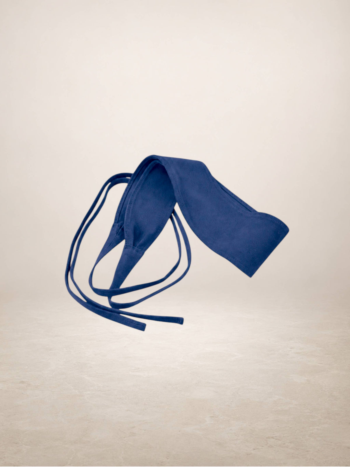 JUDIT - Suede leather sash belt: Black