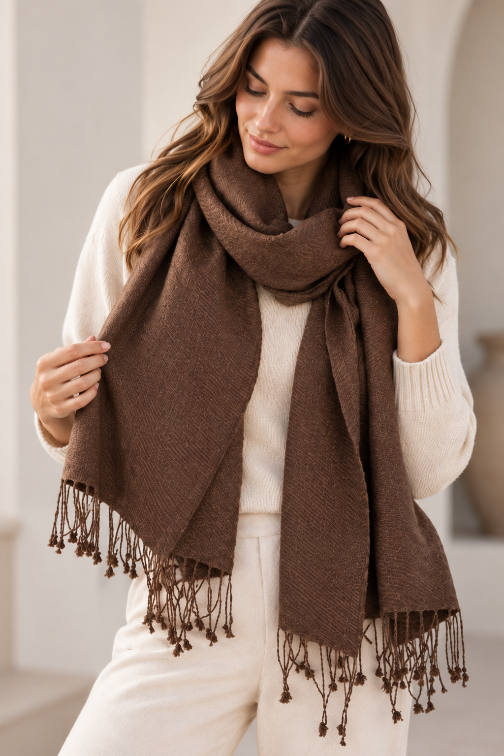 The Cashmere Pashmina - Black