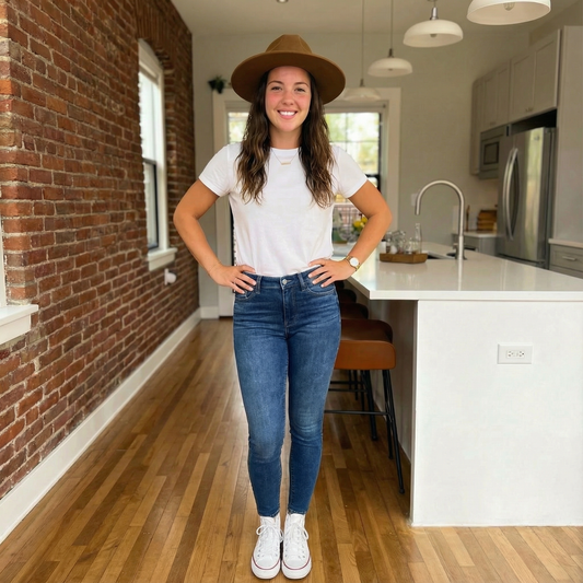 Jenny Dark Wash Skinnies - Judy Blues