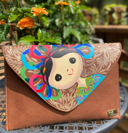 Hand Painted Clutch by Rosa Mexicano image 12