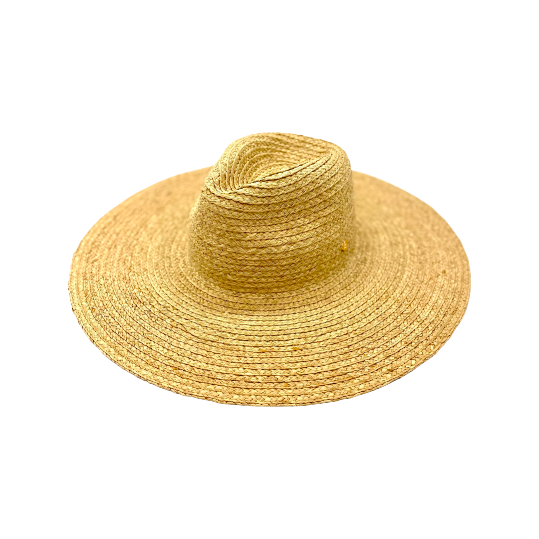 The Coastal Escape Raffia Fedora – Natural