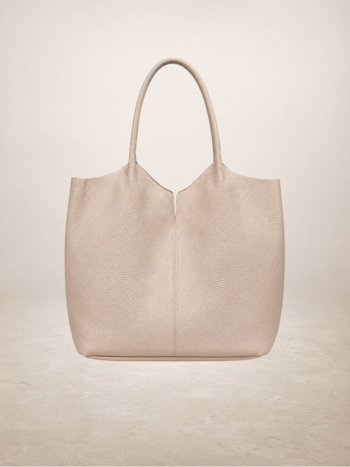 NERINA - Leather bag: Brown coffee