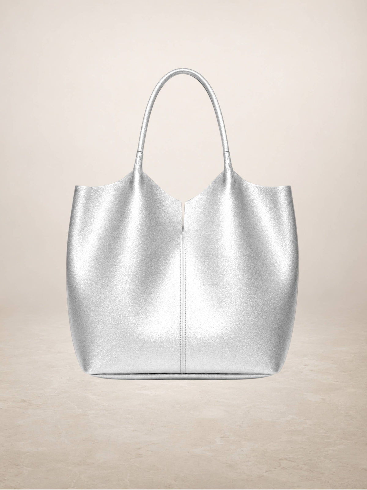 NERINA - Leather bag: Brown coffee