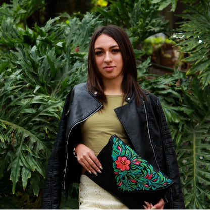 Hand Painted Clutch by Rosa Mexicano image 4