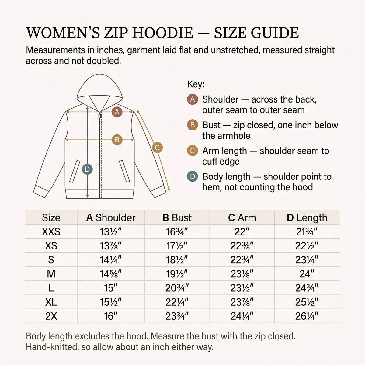 Women's Undyed Cashmere Zip Hoodie - Natural Melange: Dark Grey Melange / M
