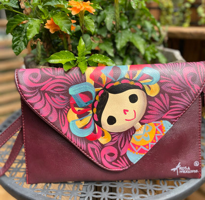 Hand Painted Clutch by Rosa Mexicano image 8