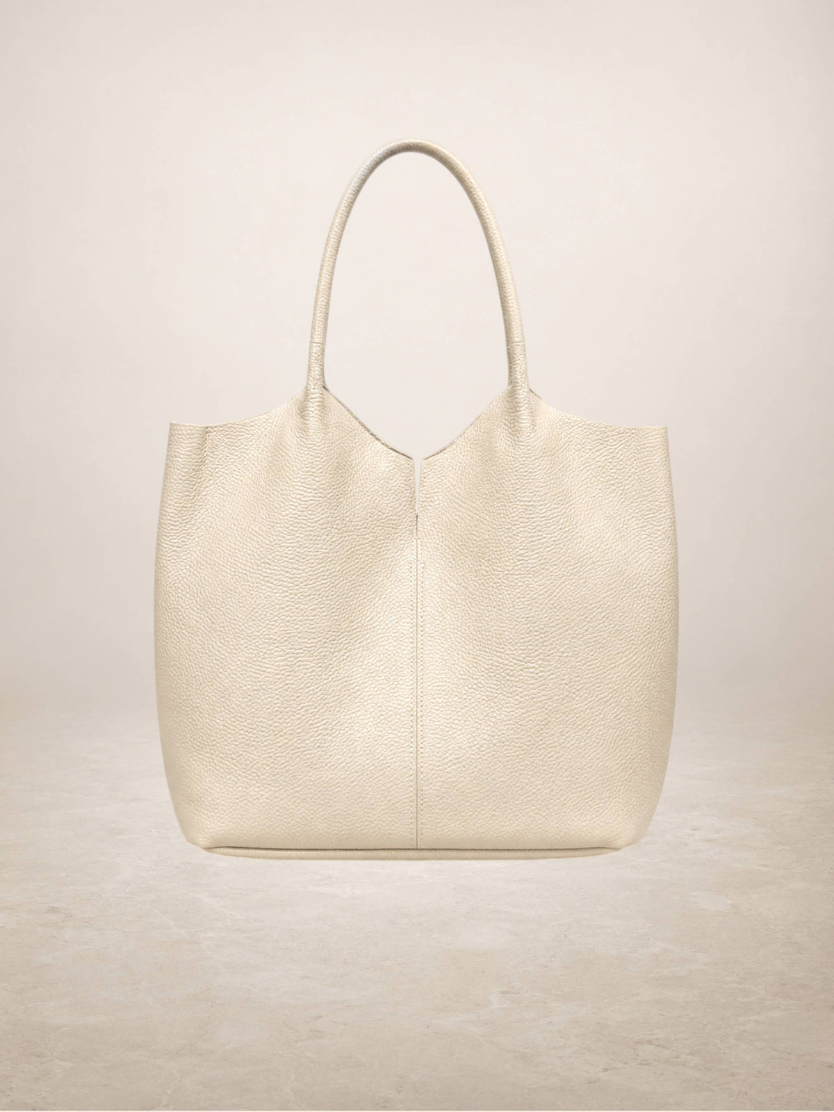 NERINA - Leather bag: Brown coffee