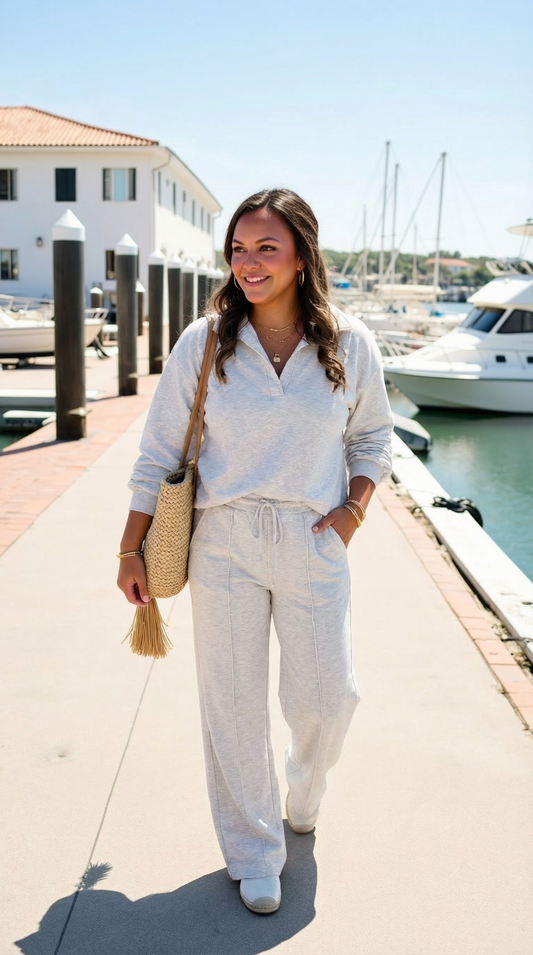 Soft Essentials Wide-Leg Lounge Set