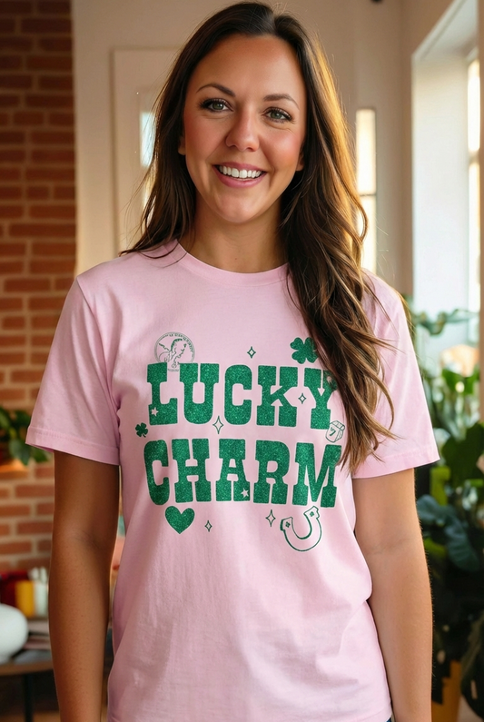 Lucky Charm Graphic Tee 🍀✨