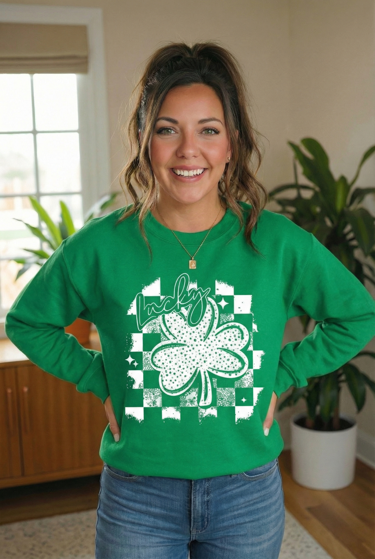 Lucky Shamrock Sweater