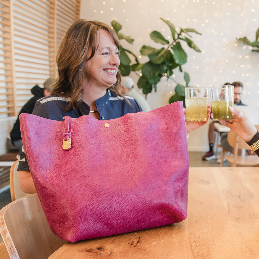 Large Leather Tote Bag